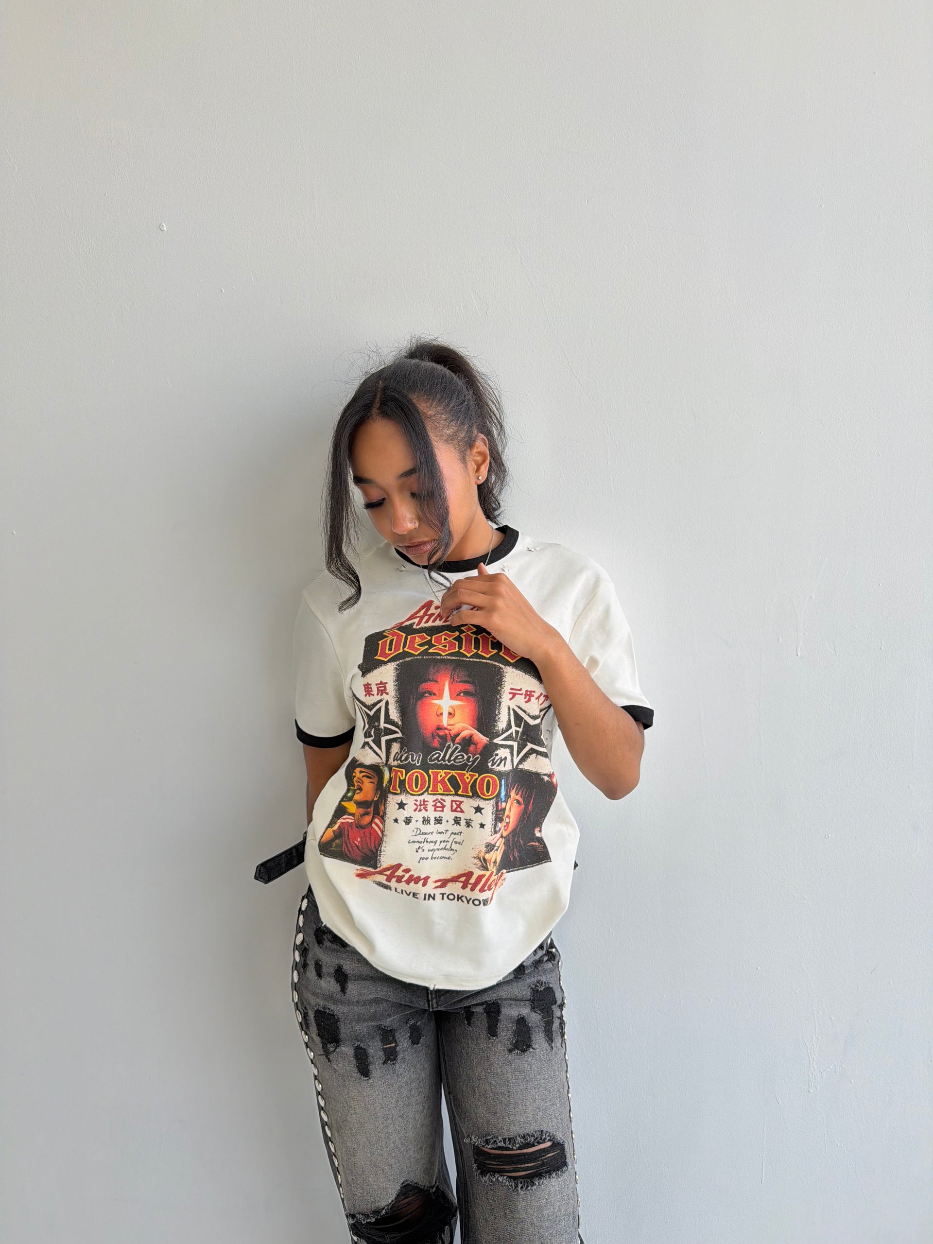 “Desire Tokyo” Black Tee