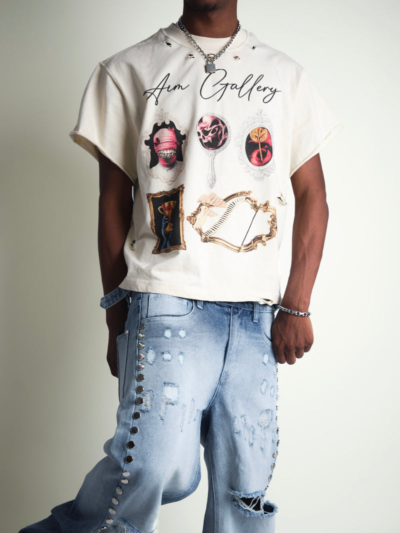 Aim Gallery Cream Tee