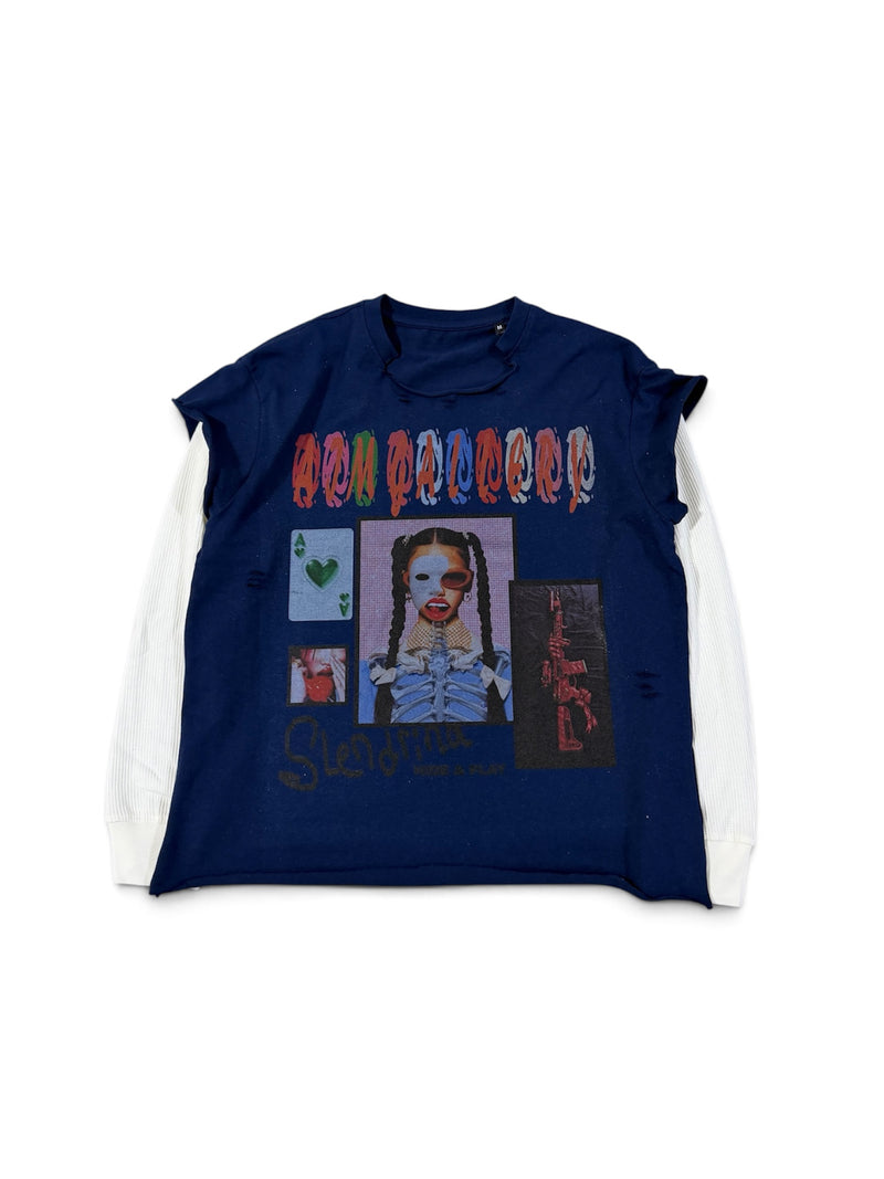 “Slendrina” layered thermal Tee