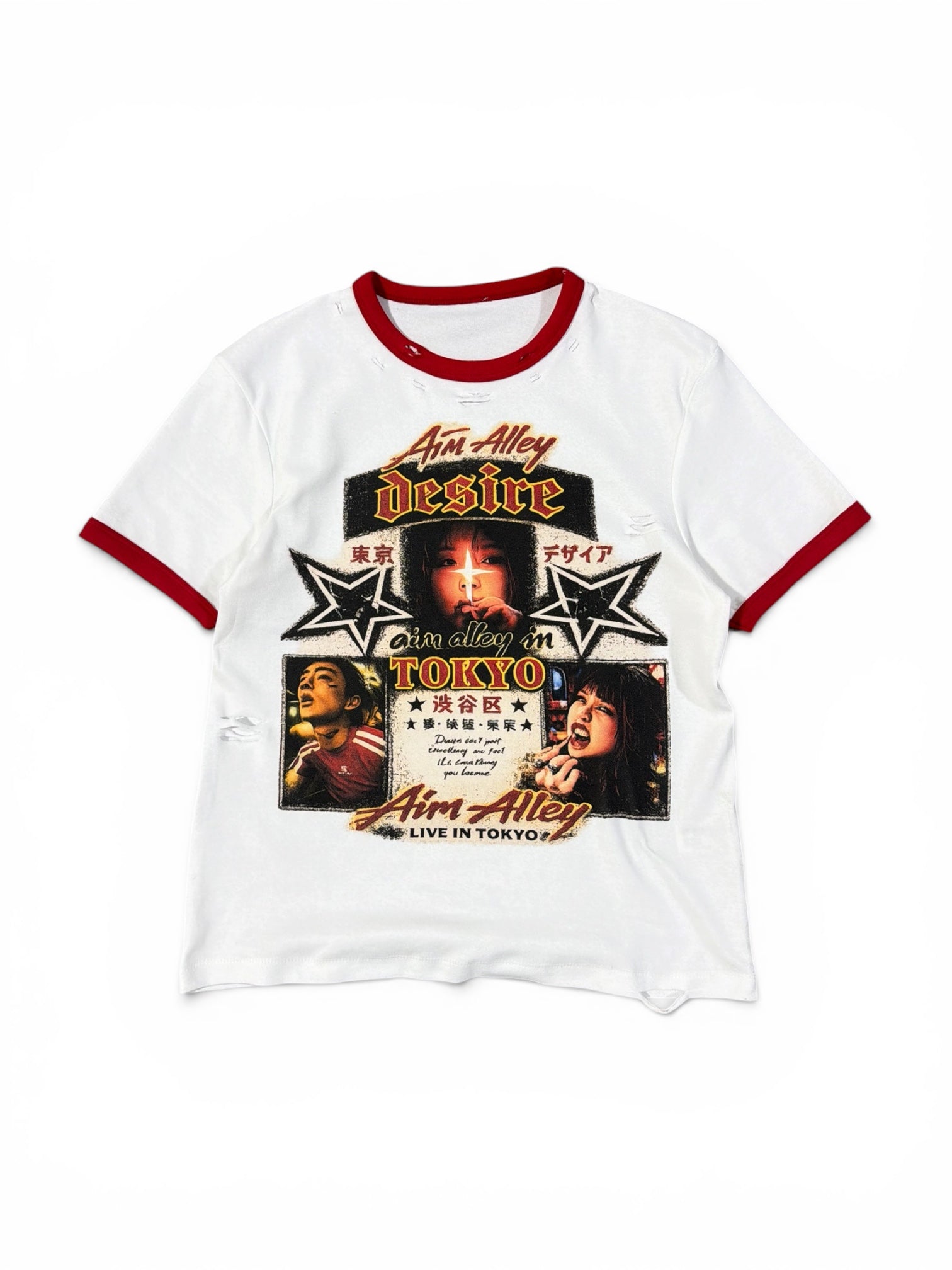 “Desire Tokyo” Red Tee
