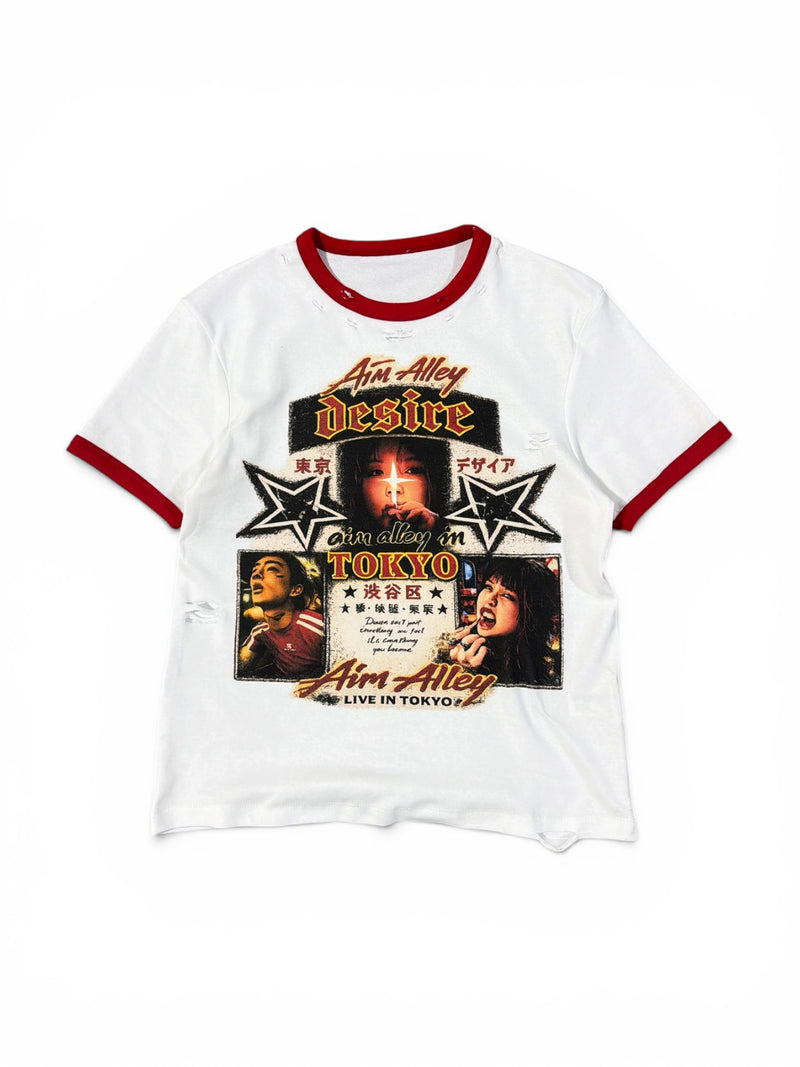 “Desire Tokyo” Red Tee